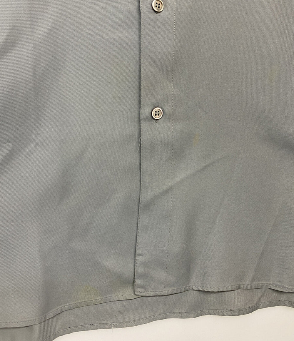 YOHJI YAMAMOTO POUR HOMME 91AW レーヨンシルク長袖シャツ 襟内:ゴールド メンズ SIZE M ヨウジヤマモトプールオム