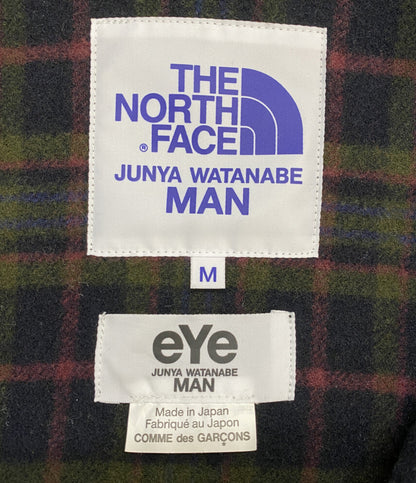 THE NORTH FACE×JUNYA WATANABE MAN ジュンヤワタナベマン ウールメルトンジャケット 24aw WN-J917 メンズ SIZE M ザノースフェイス