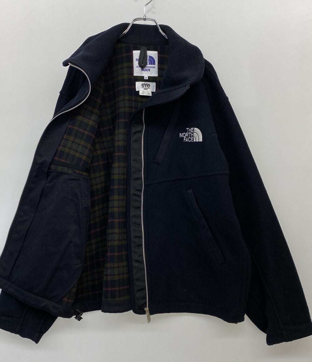 THE NORTH FACE×JUNYA WATANABE MAN ジュンヤワタナベマン ウールメルトンジャケット 24aw WN-J917 メンズ SIZE M ザノースフェイス