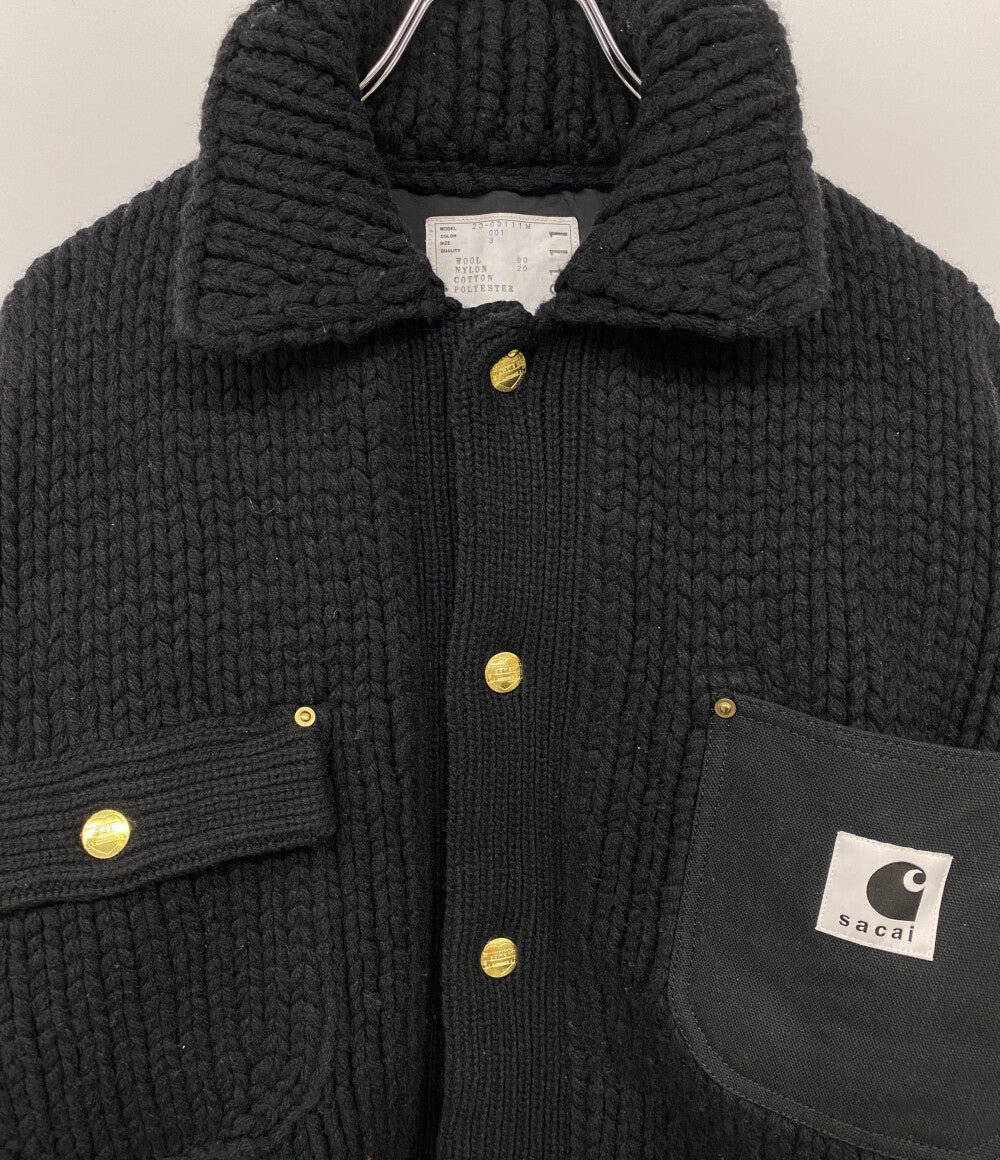 sacai×Carhartt WIP カーハート ワークインプログレス ジャケット ミシガン 23-03111M メンズ SIZE 3 サカイ