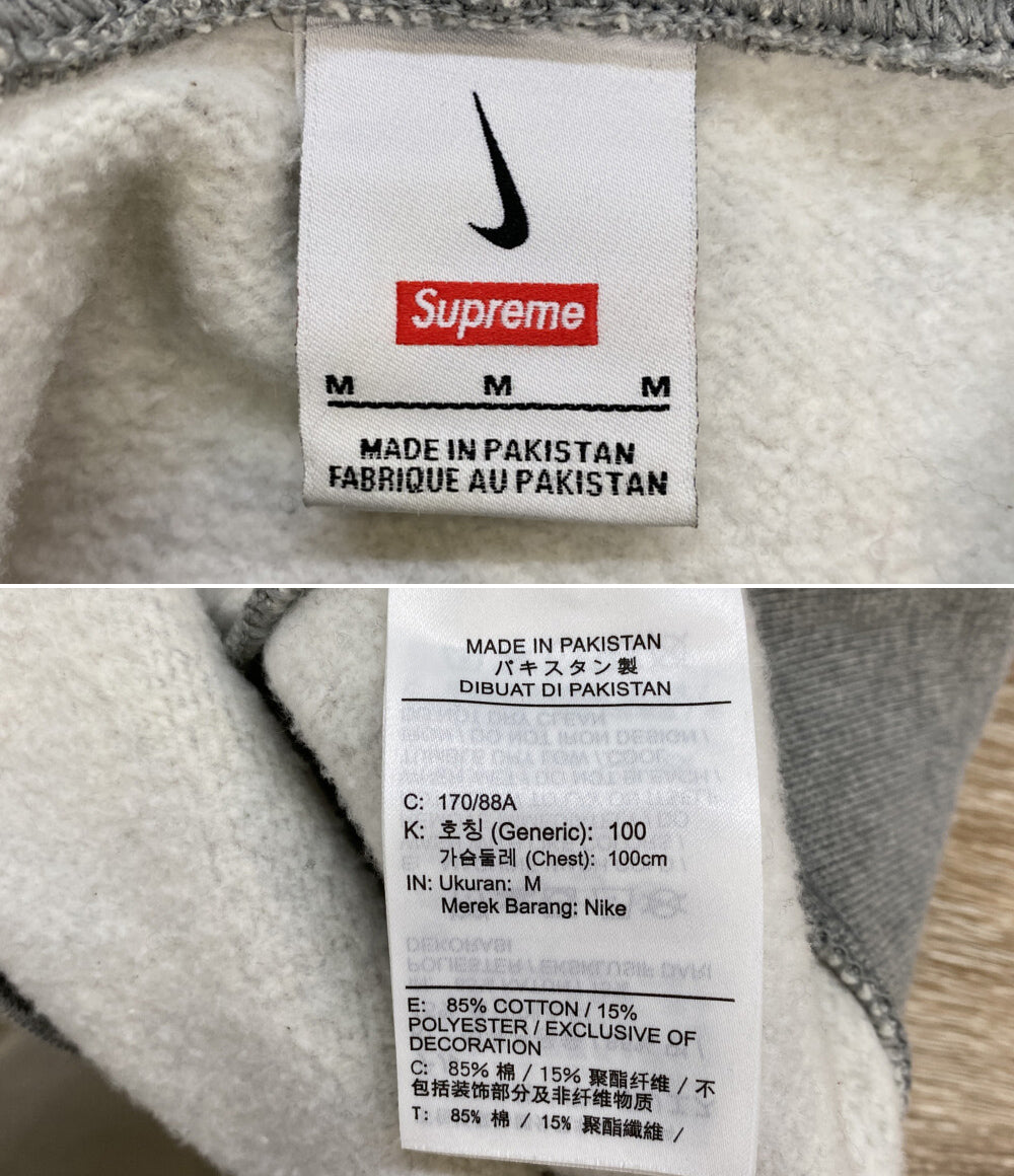 NIKE×SUPREME シュプリーム スウェットパーカー Hooded Sweatshirt メンズ SIZE M ナイキ