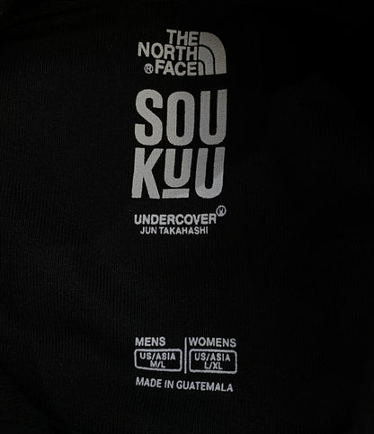 THE NORTH FACE×UNDERCOVER SOUKUU アンダーカバー ソウクウ スウェットパーカー ブラック メンズ SIZE L ザ・ノースフェイス