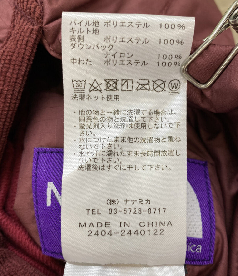 THE NORTH FACE PURPLE LABEL 中綿ジャケット Corduroy Field Reversible Jacket メンズ SIZE L ザノースフェイスパープルレーベル