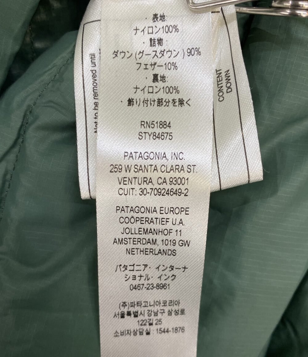 Patagonia ダウンジャケット STY84675fa22 グリーン メンズ SIZE M パタゴニア