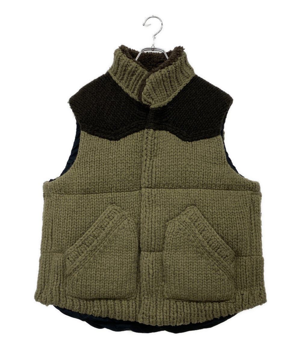 sacai 中綿ニットベスト Padded Wool Gilet 23aw 23-03219M メンズ