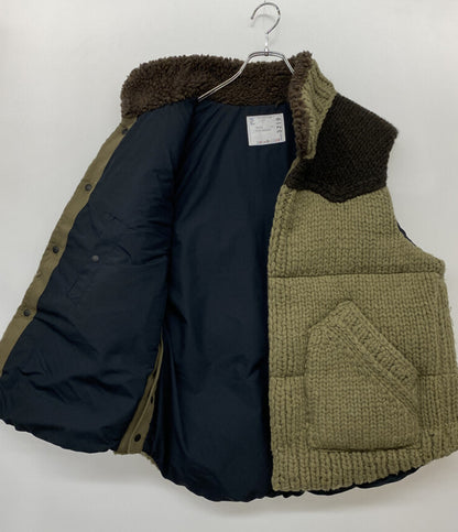 sacai 中綿ニットベスト Padded Wool Gilet 23aw 23-03219M メンズ SIZE 2 サカイ