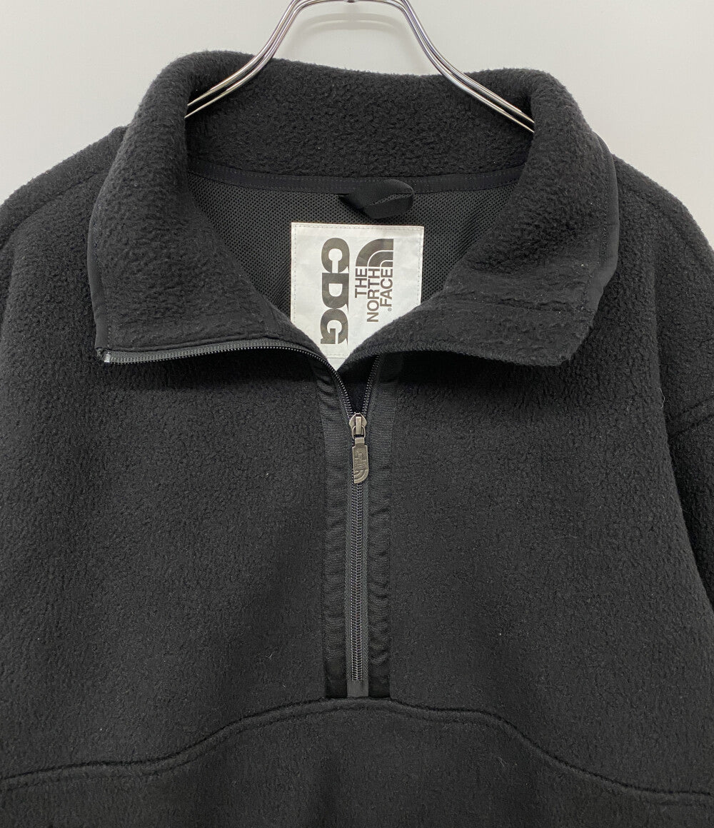 CDG×THE NORTH FACE ザ ノースフェイス フリースジャケット NA52423CD ブラック メンズ SIZE S シーディージー