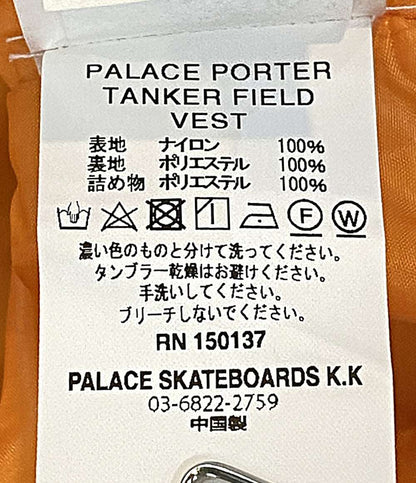 美品 PALACE SKATEBOARDS スケートボーズ ベスト PORTER TANKER FIELD VEST 150137 メンズ SIZE L パレス