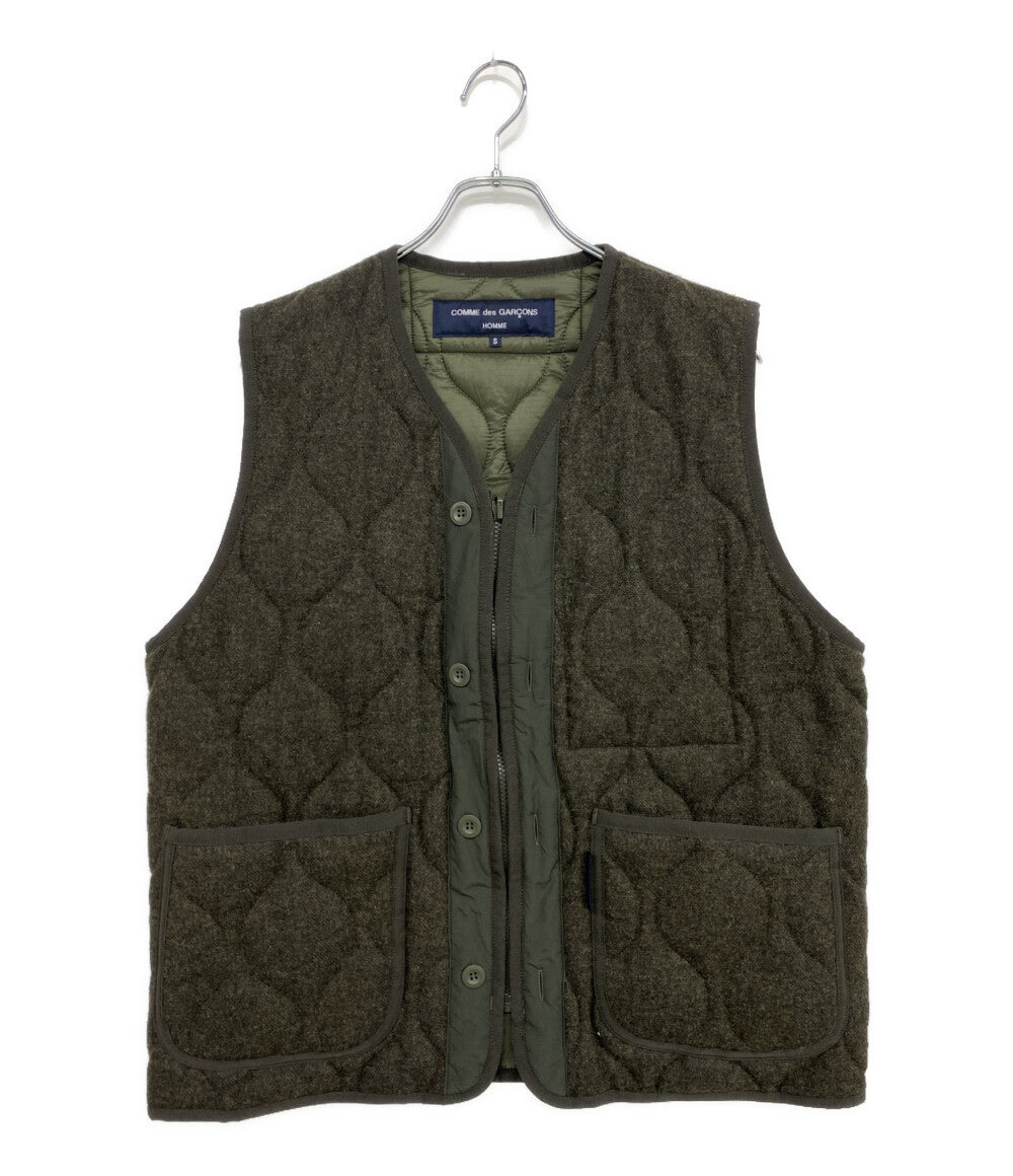 美品 COMME des GARCONS HOMME PLUS キルティングベスト HL-V002 メンズ SIZE S コムデギャルソンオムプリュス