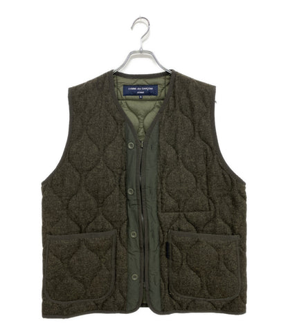 美品 COMME des GARCONS HOMME PLUS キルティングベスト HL-V002 メンズ SIZE S コムデギャルソンオムプリュス