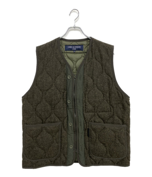 美品 COMME des GARCONS HOMME PLUS キルティングベスト HL-V002 メンズ SIZE S コムデギャルソンオムプリュス