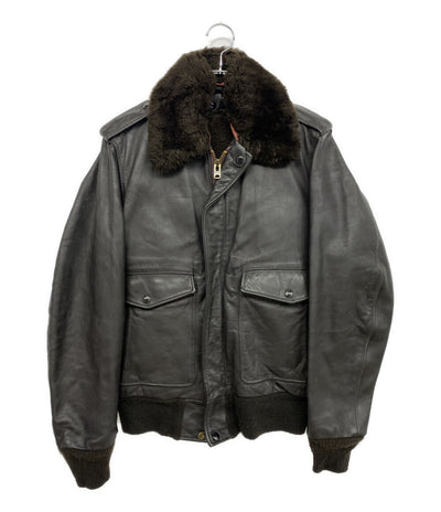 SCHOTT フライトジャケット G-1 ライナー付き ブラウン メンズ SIZE 36 ショット