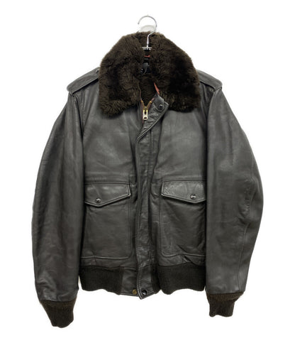 SCHOTT フライトジャケット G-1 ライナー付き ブラウン メンズ SIZE 36 ショット