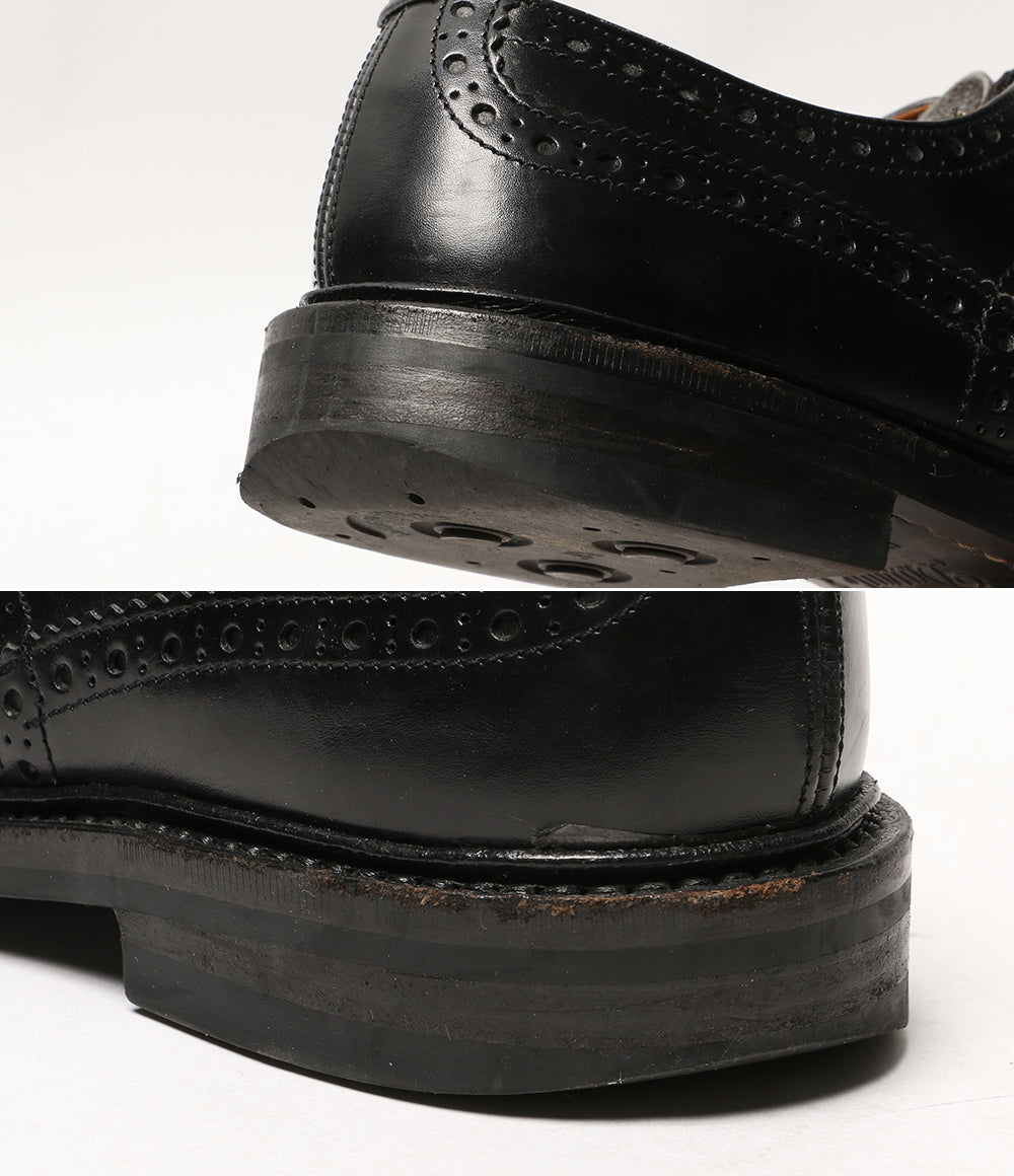 TRICKER'S ウィングチップ BOURTON ビジネスシューズ ブラック メンズ SIZE 7.5 トリッカーズ