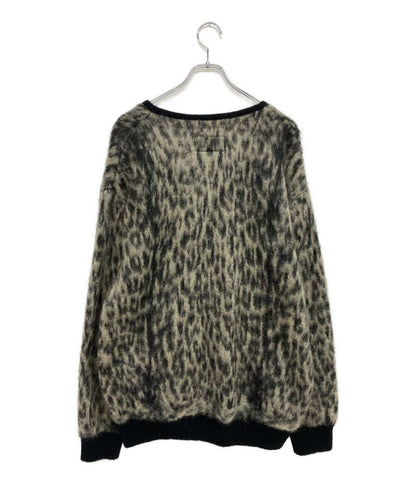 美品 WACKO MARIA モヘアカーディガン THE GUILTY PARTIES レオパード メンズ SIZE L ワコマリア