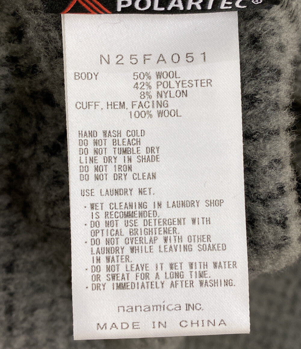 THE NORTH FACE PURPLE LABEL ジャケット POLARTEC Wool Fleece Sweater Jacket グレー N25FA051 メンズ SIZE M ザノースフェイスパープルレーベル