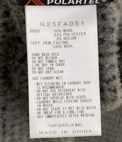 THE NORTH FACE PURPLE LABEL ジャケット POLARTEC Wool Fleece Sweater Jacket グレー N25FA051 メンズ SIZE M ザノースフェイスパープルレーベル