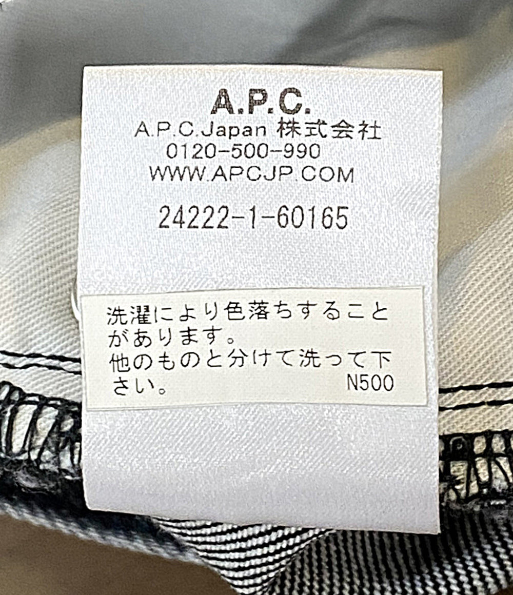 美品 A・P・C デニムパンツ JEAN FAIRFAX ブラック 24222-1-60165 メンズ SIZE 30 アーペーセー