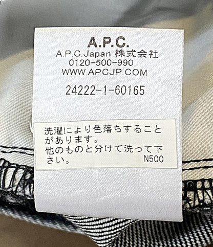美品 A・P・C デニムパンツ JEAN FAIRFAX ブラック 24222-1-60165 メンズ SIZE 30 アーペーセー