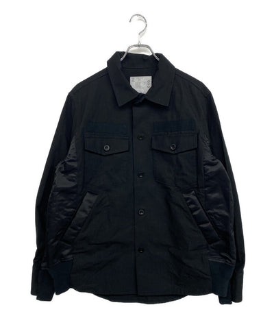 sacai 長袖シャツ Cotton Oxford × Nylon Twill Shirt AD2022 SCM-040 メンズ SIZE 2 サカイ