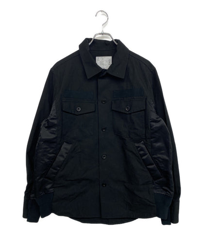 sacai 長袖シャツ Cotton Oxford × Nylon Twill Shirt AD2022 SCM-040 メンズ SIZE 2 サカイ