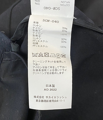 sacai 長袖シャツ Cotton Oxford × Nylon Twill Shirt AD2022 SCM-040 メンズ SIZE 2 サカイ
