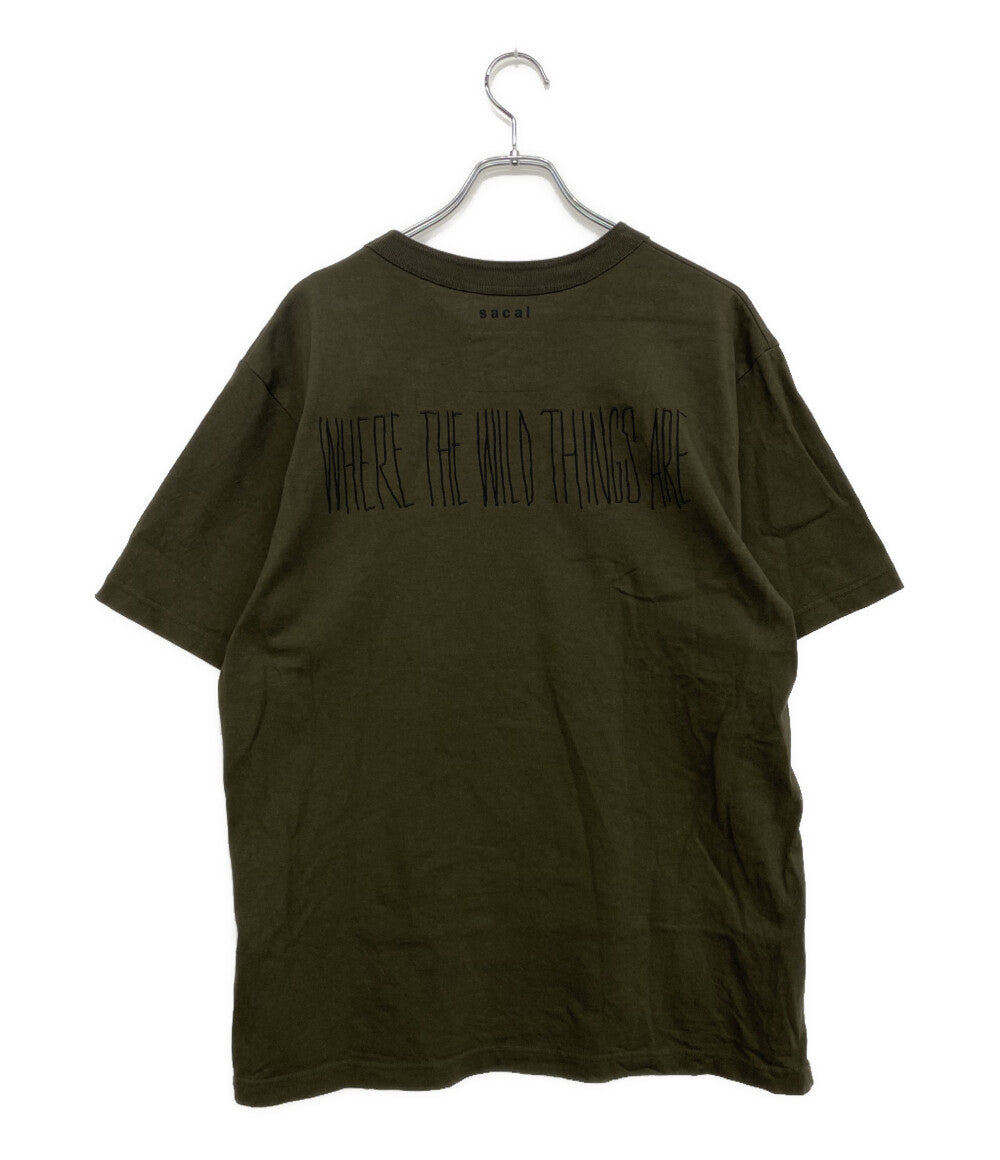 sacai 半袖Ｔシャツ WHERE THE WILD THINGS ARE T-Shirt 25SS 25-01008S メンズ SIZE 4 サカイ