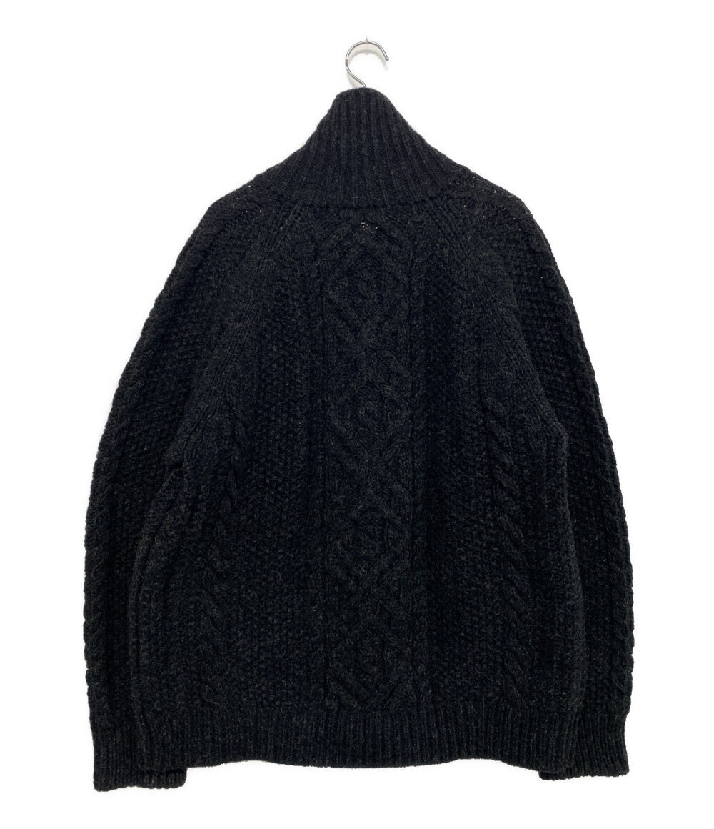 美品 JUNYA WATANABE MAN ニット フィッシャーマンニットカーディガン 21AW WH-N004 メンズ SIZE M ジュンヤワタナベマン