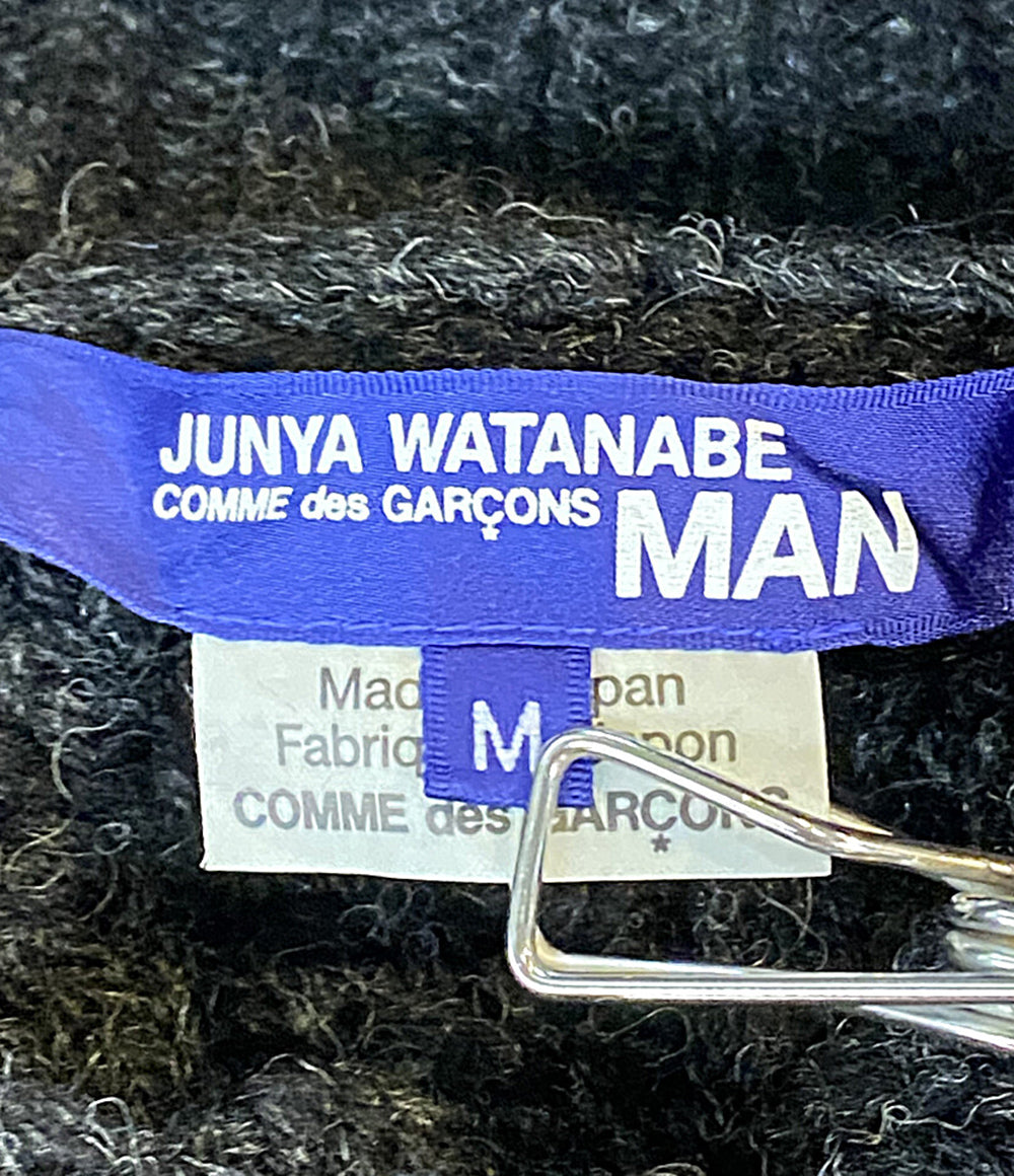美品 JUNYA WATANABE MAN ニット フィッシャーマンニットカーディガン 21AW WH-N004 メンズ SIZE M ジュンヤワタナベマン
