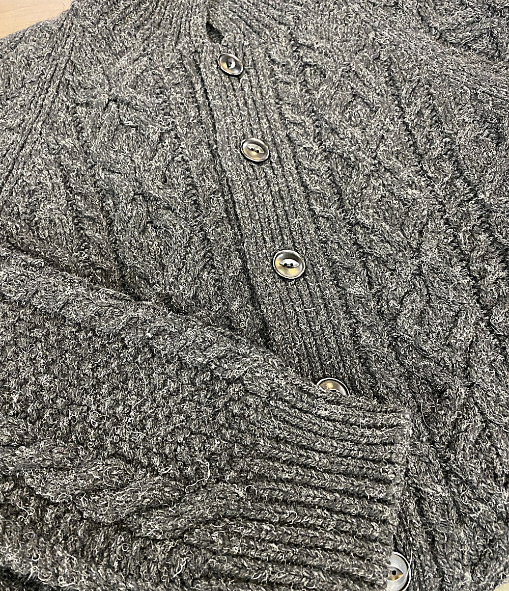 美品 JUNYA WATANABE MAN ニット フィッシャーマンニットカーディガン 21AW WH-N004 メンズ SIZE M ジュンヤワタナベマン