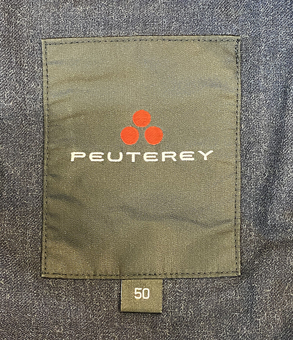 Peuterey ダウンジャケット ハリケーンウール ネイビー 47253054 メンズ SIZE 50 ピューテリー