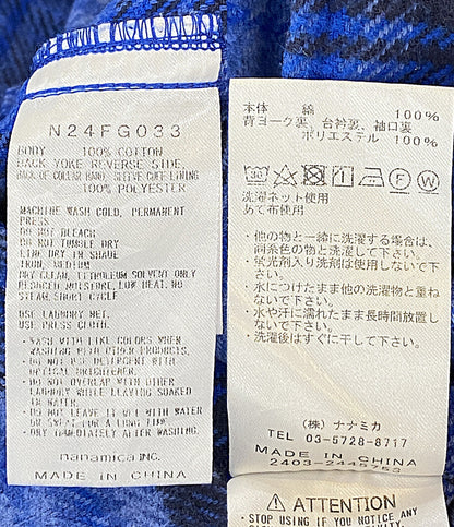 THE NORTH FACE PURPLE LABEL シャツジャケット Flannel Field Work Shirt N24G033 メンズ SIZE L ザノースフェイスパープルレーベル