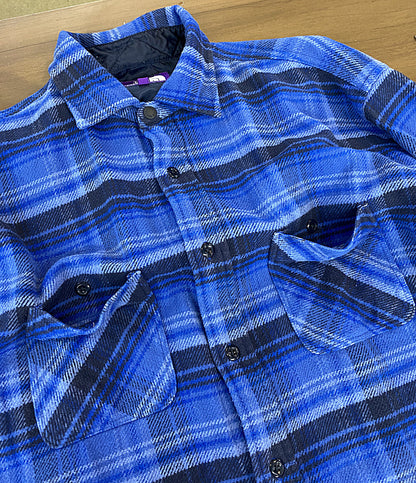 THE NORTH FACE PURPLE LABEL シャツジャケット Flannel Field Work Shirt N24G033 メンズ SIZE L ザノースフェイスパープルレーベル