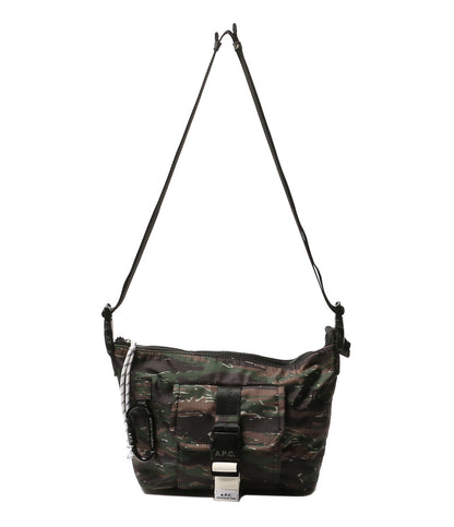 A.P.C. ショルダーバッグ besace trek 迷彩 メンズ アーペーセー