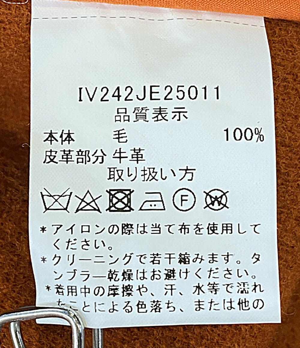 美品 INVERTERE インバーティア ダッフルコート Joshua Ellis エルメスオレンジ IV242JE25011 メンズ SIZE 42
