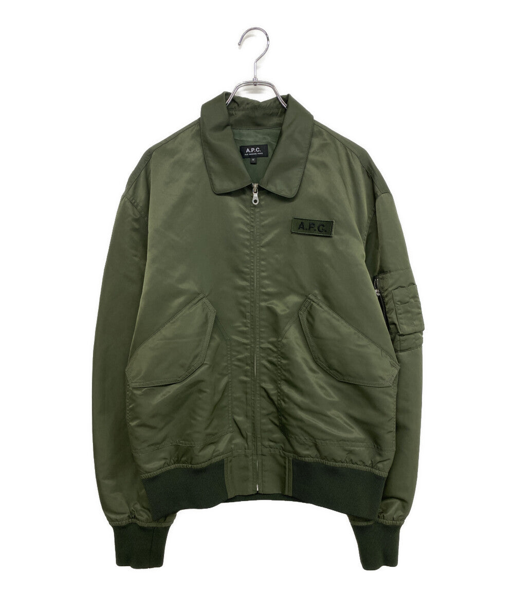 美品 A・P・C フライトジャケット カーキ CWU-36P メンズ SIZE M アーペーセー