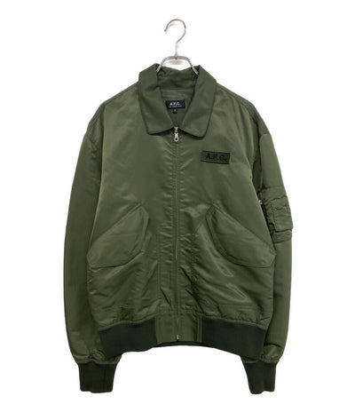 美品 A・P・C フライトジャケット カーキ CWU-36P メンズ SIZE M アーペーセー