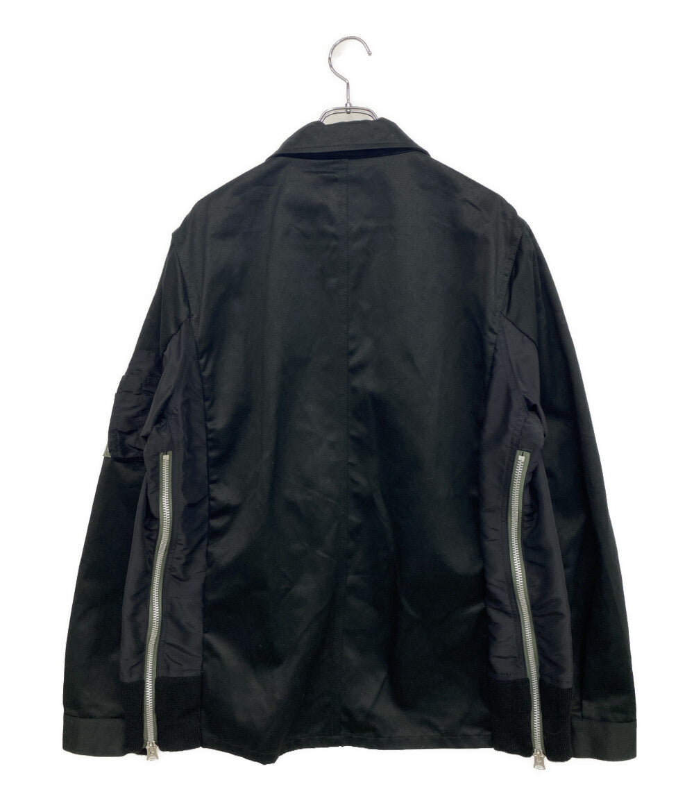 sacai ジャケット Cotton Chino x Nylon Twill Blouson 24SS 24-03316M