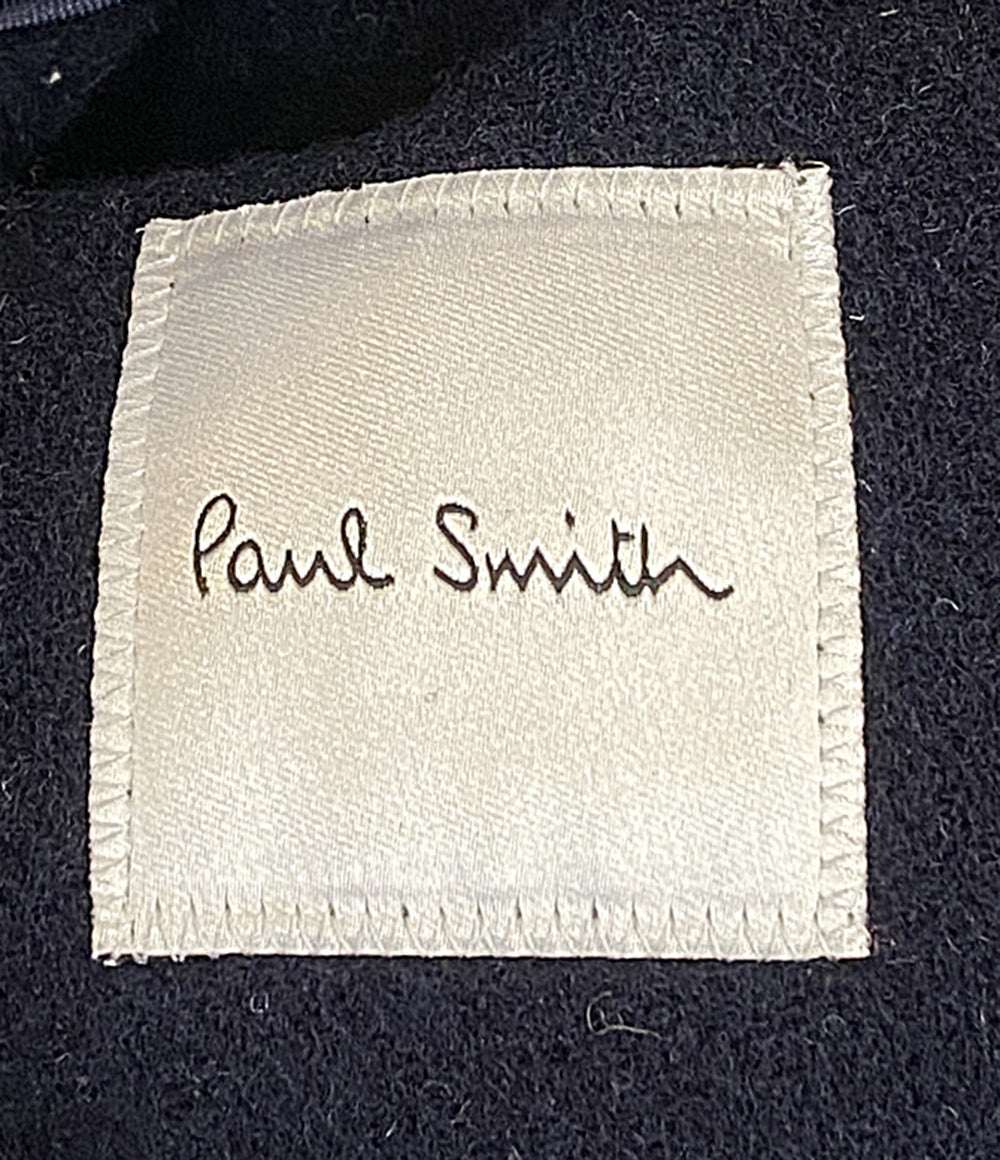 美品 PAUL SMITH ビッグロゴロングコート グレー 19AW PF-BM-44816 メンズ SIZE L ポール・スミス