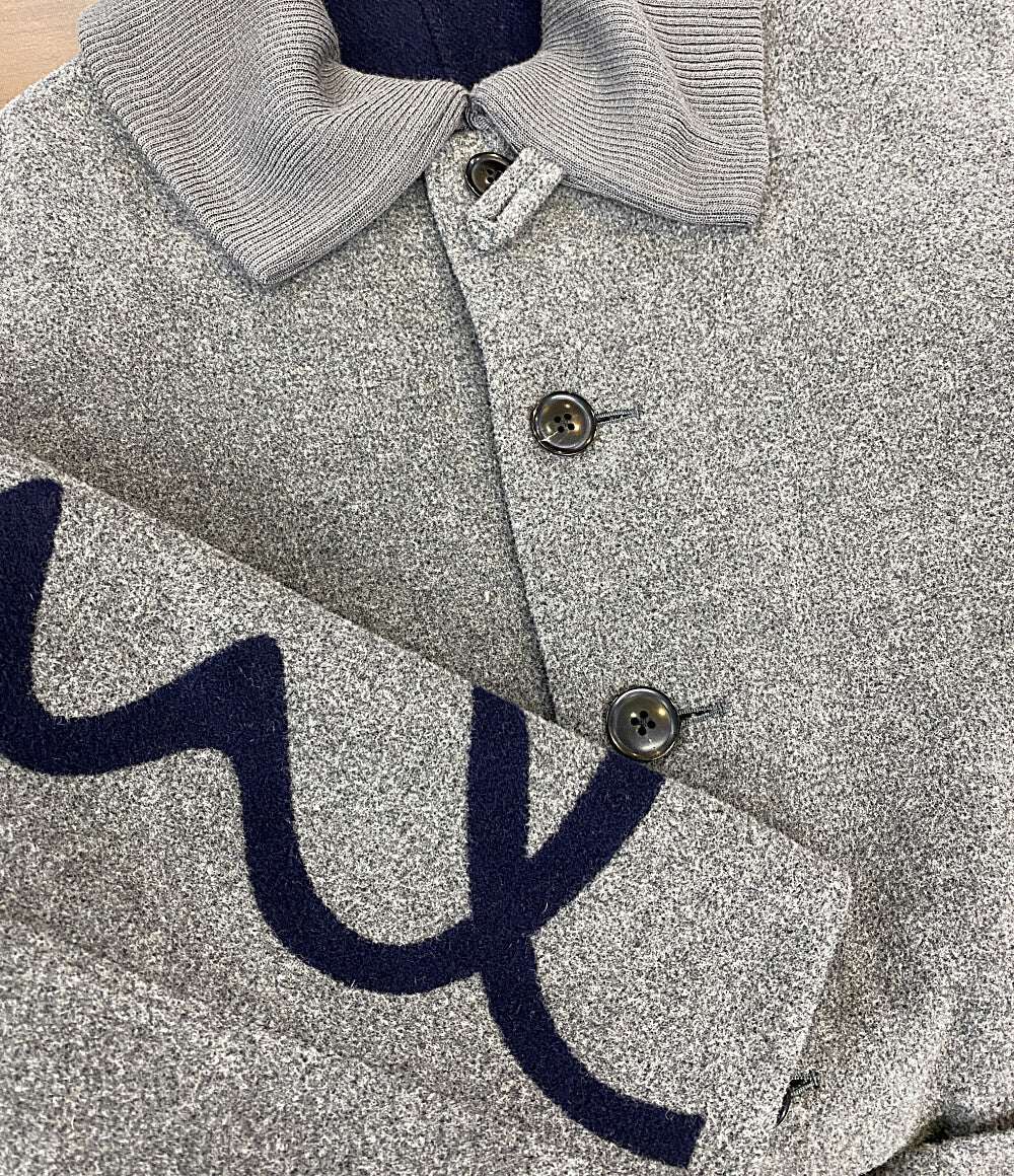 美品 PAUL SMITH ビッグロゴロングコート グレー 19AW PF-BM-44816 メンズ SIZE L ポール・スミス
