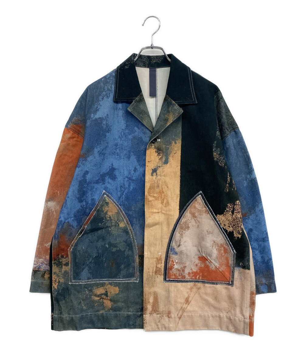 美品 SHINYA KOZUKA マルチカラージャケット 21AW 2102SK14 メンズ