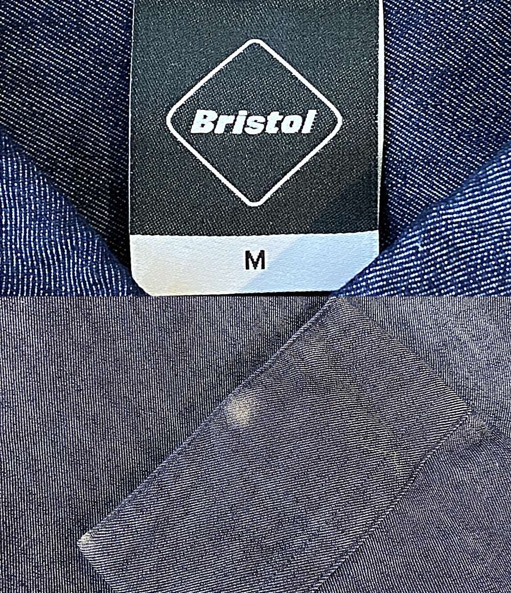 F.C.Real Bristol エフシーレアルブリストル 長袖シャツ ネイビー fcrb-220079 メンズ SIZE M