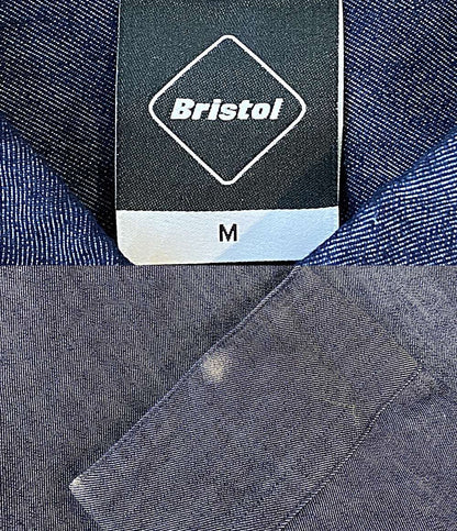 F.C.Real Bristol エフシーレアルブリストル 長袖シャツ ネイビー fcrb-220079 メンズ SIZE M