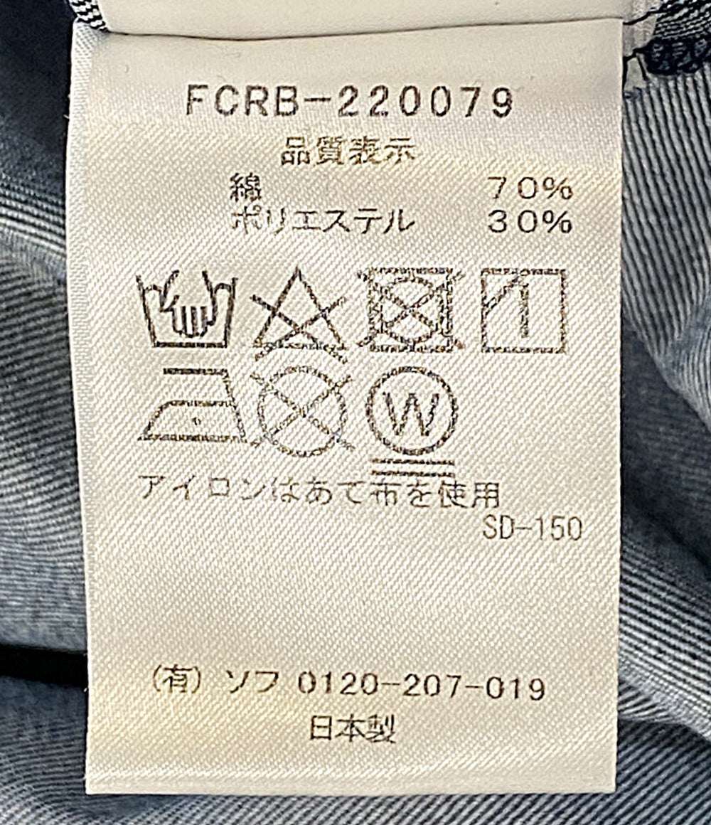 F.C.Real Bristol エフシーレアルブリストル 長袖シャツ ネイビー fcrb-220079 メンズ SIZE M