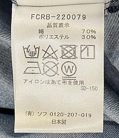 F.C.Real Bristol エフシーレアルブリストル 長袖シャツ ネイビー fcrb-220079 メンズ SIZE M