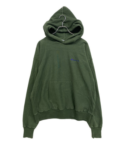 SAINT Mxxxxxx パーカー ロゴ刺繍 ヴィンテージ加工 グリーン 23AW SM-A23-0000-029 メンズ SIZE L セントマイケル