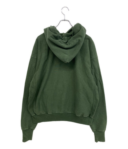 SAINT Mxxxxxx パーカー ロゴ刺繍 ヴィンテージ加工 グリーン 23AW SM-A23-0000-029 メンズ SIZE L セントマイケル