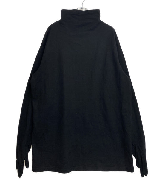 YOHJI YAMAMOTO POUR HOMME ニット 92AW グローブ付きハイネック ブラック メンズ SIZE M ヨウジヤマモトプールオム