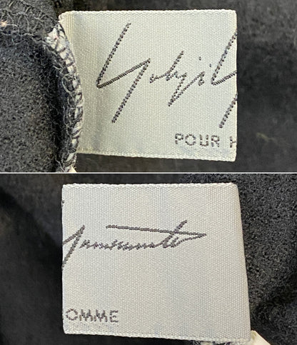 YOHJI YAMAMOTO POUR HOMME ニット 92AW グローブ付きハイネック ブラック メンズ SIZE M ヨウジヤマモトプールオム