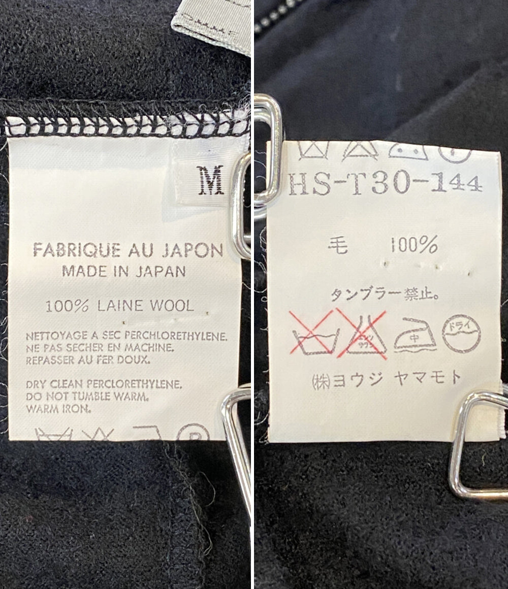 YOHJI YAMAMOTO POUR HOMME ニット 92AW グローブ付きハイネック ブラック メンズ SIZE M ヨウジヤマモトプールオム